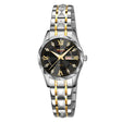 SKMEI Business Casual Watches Diamond Case Luminous Waterproof Quartz Watch, Style: Women Silver Gold Strap Black Dial - free shipping - PMC TechLife - Order now!