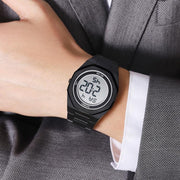 SKMEI 2479 Men Business Casual Multi-Function Chronograph Electronic Watch(Black)