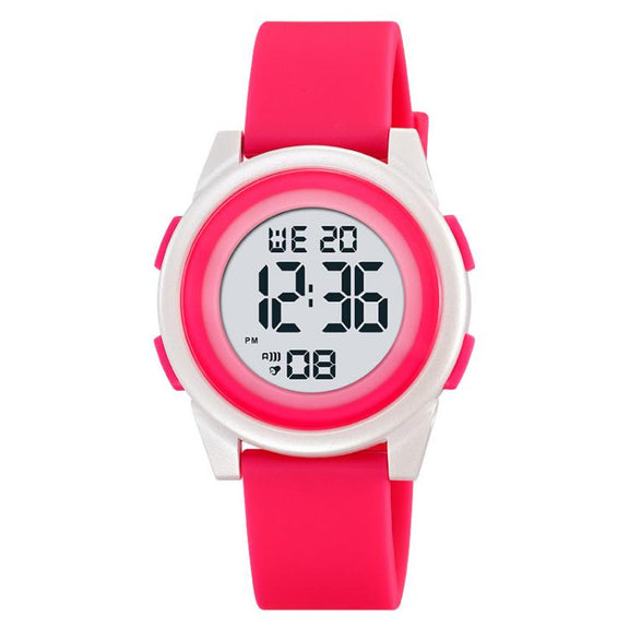 SKMEI 2429 Youth Electronic Watch Simple Outdoor Sports Watch(Pink)