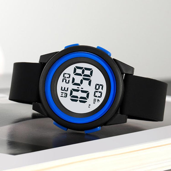 SKMEI 2429 Youth Electronic Watch Simple Outdoor Sports Watch(Pink)