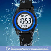 SKMEI 2429 Youth Electronic Watch Simple Outdoor Sports Watch(Pink)