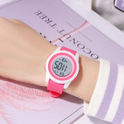 SKMEI 2429 Youth Electronic Watch Simple Outdoor Sports Watch(Pink)