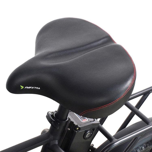 FMFXTRA FU-3501 Electrical Bike Enlarged And Thicked Seat Cushion Bike Universal Water-resistant Cushion(Black)