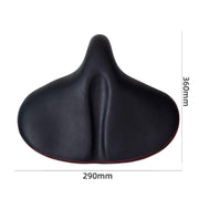 FMFXTRA FU-3501 Electrical Bike Enlarged And Thicked Seat Cushion Bike Universal Water-resistant Cushion(Black)