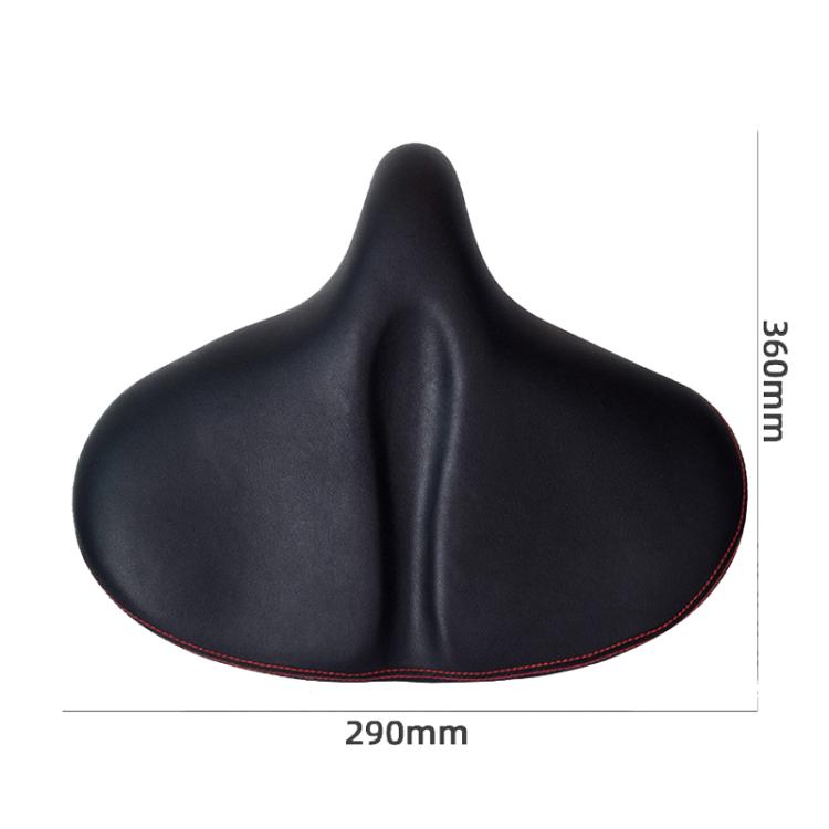 FMFXTRA FU-3501 Electrical Bike Enlarged And Thicked Seat Cushion Bike Universal Water-resistant Cushion(Black)