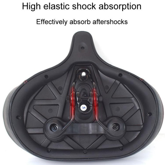 FMFXTRA FU-3501 Electrical Bike Enlarged And Thicked Seat Cushion Bike Universal Water-resistant Cushion(Black)