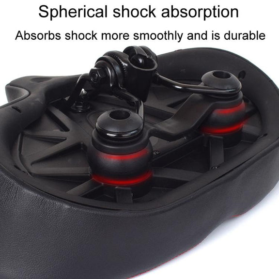 FMFXTRA FU-3501 Electrical Bike Enlarged And Thicked Seat Cushion Bike Universal Water-resistant Cushion(Black)