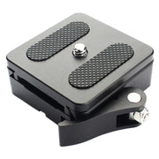 P50 Camera Quick Release Clamp & Plate Kit with 3/8 Inch Thread Thread For Stabilizers, Tripods, Monopods, Sliders