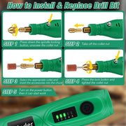 26pcs /Set 5-speed Mini Electric Grinder Micro Drill Metal Glass Ceramic Grinding Carving Cutting And Polishing Tools