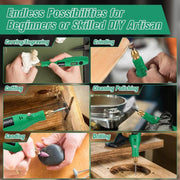 26pcs /Set 5-speed Mini Electric Grinder Micro Drill Metal Glass Ceramic Grinding Carving Cutting And Polishing Tools