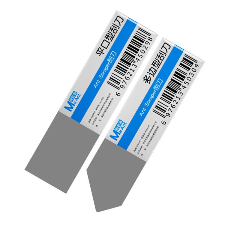 MaAnt Obique Solder Paste Scraper Tin Paste Remover Blade Stainless Steel Scraper Tin Removal Tool - free shipping - PMC TechLife - Order now!