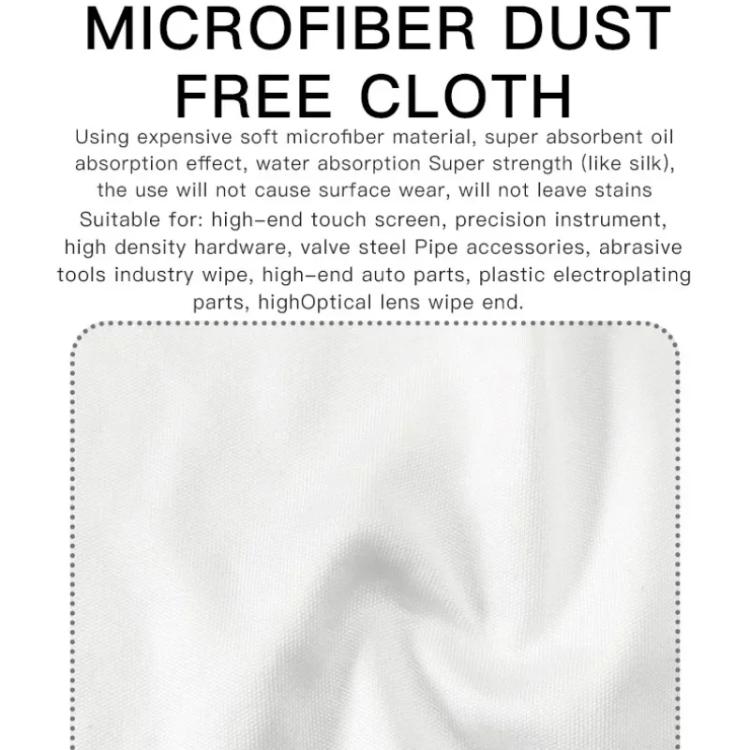 MaAnt 50pcs /Pack Superfine Fiber Dustless Cloth Cell Phone Film Repair Anti-Static Dustless Cloth Industrial Wiping Cloths Lint Free Cleaning Cloths