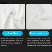 MaAnt 100pcs /Pack Electrostatic Fiber Dustless Cloth Cell Phone Film Repair Anti-Static Dustless Cloth Industrial Wiping Cloths Lint Free Cleaning Cloths