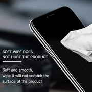 MaAnt 100pcs /Pack Electrostatic Fiber Dustless Cloth Cell Phone Film Repair Anti-Static Dustless Cloth Industrial Wiping Cloths Lint Free Cleaning Cloths