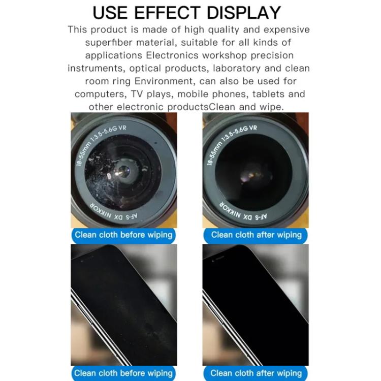 MaAnt 100pcs /Pack Electrostatic Fiber Dustless Cloth Cell Phone Film Repair Anti-Static Dustless Cloth Industrial Wiping Cloths Lint Free Cleaning Cloths - free shipping - PMC TechLife - Order now!