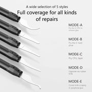MaAnt M075 5pcs /Set Cell Phone Repair Rework Blade Pry Knife Motherboard Scraping Cutting Degumming Tool