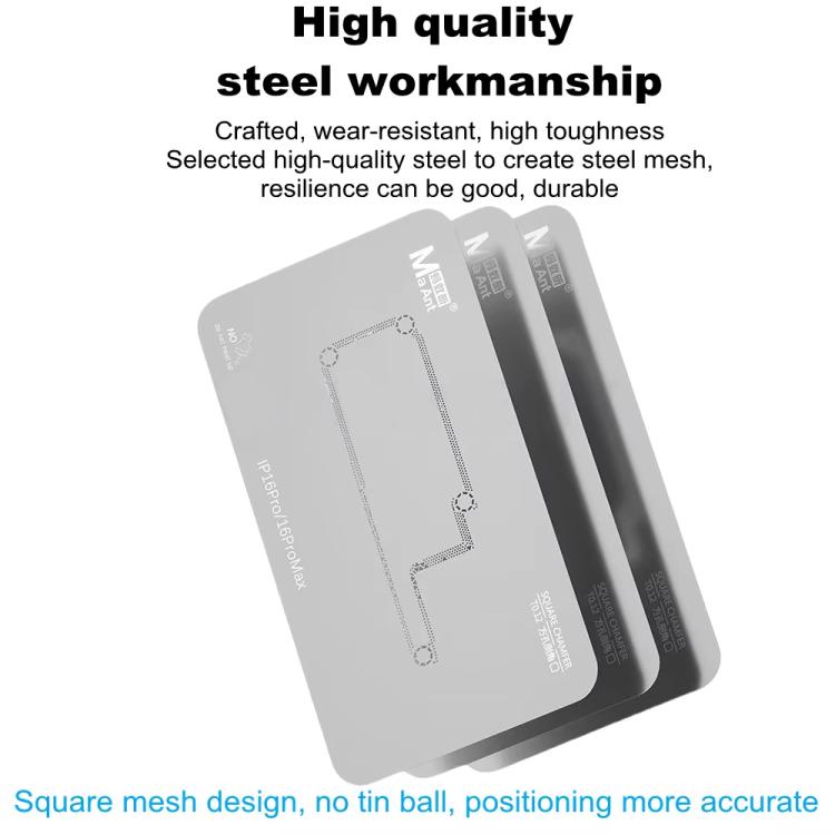 For iPhone 11-16 Series MaAnt M072 19 In 1 Cell Phone Repair Middle Layer Soldering Station With Mid-Level Soldering Mesh