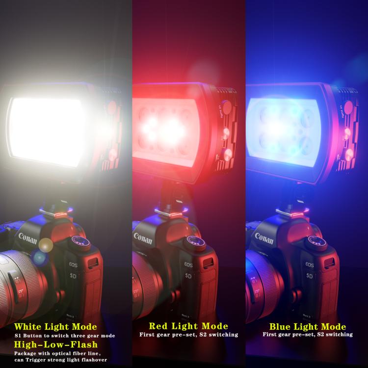 Sea Frogs SF-22  40M/130FT 6000 Lumen Underwater Photography Light(Black) - free shipping - PMC Jewellery - Order now!