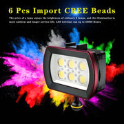 Sea Frogs SF-22  40M/130FT 6000 Lumen Underwater Photography Light(Black)