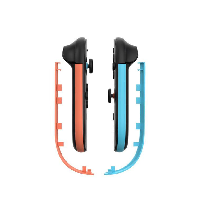 For Nintendo Switch 2 JoyCon Left and Right Handle Decorative Strips(Left Red Right Blue)