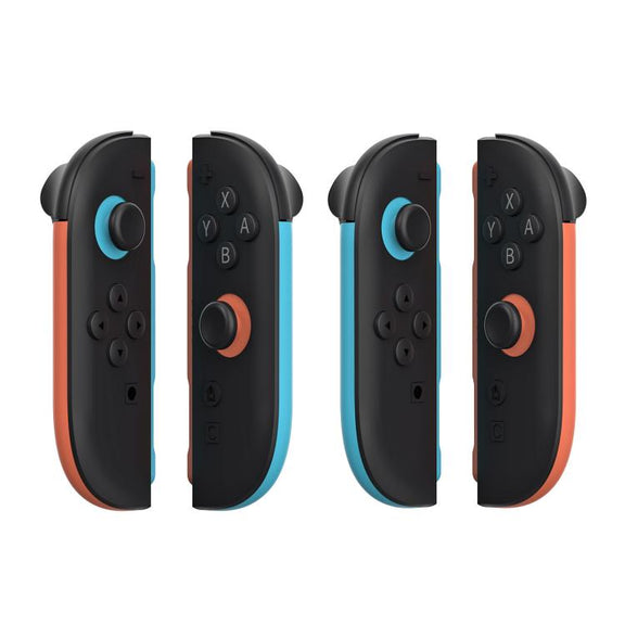 For Nintendo Switch 2 JoyCon Left and Right Handle Decorative Strips(Left Red Right Blue)