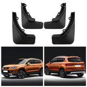 For SEAT Ateca/Volkswagen Jetta VS5 Car Tire Soft Rubber Fender(Black)