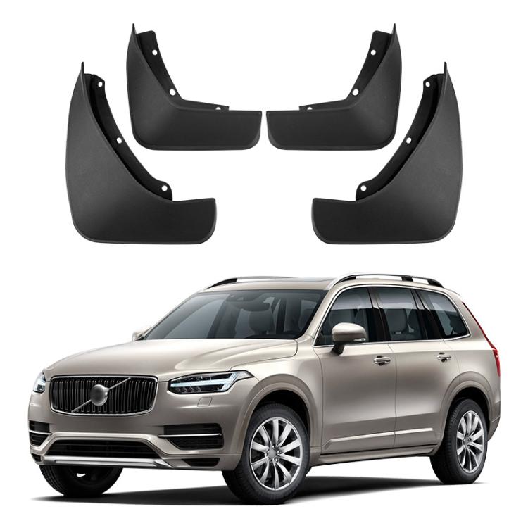 For 2015-2023 Volvo XC90 Car Tire Soft Rubber Mudguard(Black)