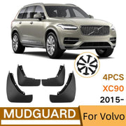 For 2015-2023 Volvo XC90 Car Tire Soft Rubber Mudguard(Black)