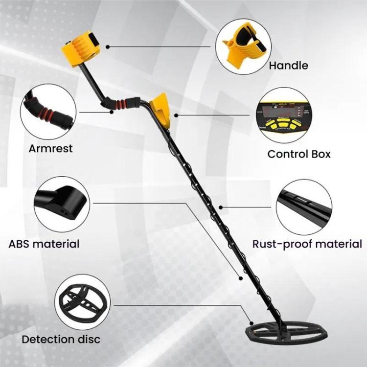 Goint MD6350 Handheld Underground Metal Detector Outdoor Archaeology Water-resistant Treasure Hunting Detector(Without Battery) - free shipping - PMc TechLife - Order now!