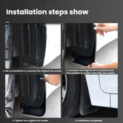 Car Tire Soft Rubber Mudguard For BMW MINI Clubman 2022