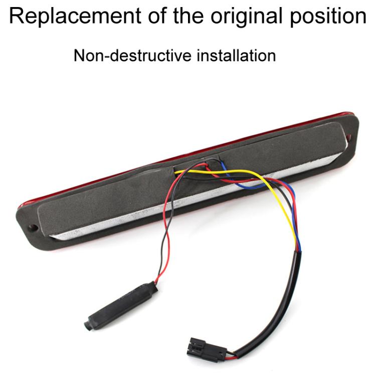 For Chevrolet Silverado 1999-2006 Car High Mount Brake Light LED Third Brake Signal Lamp OE 16525205 5978318 923240(Red White) - Brake Lights by PMc TechLife | Online Shopping South Africa | PMc TechLife | Buy Now Pay Later Mobicred