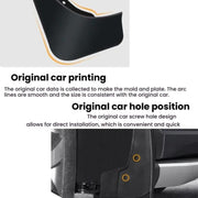 For Mitsubishi ASX Car Tire Soft Rubber Mudguard(Black)