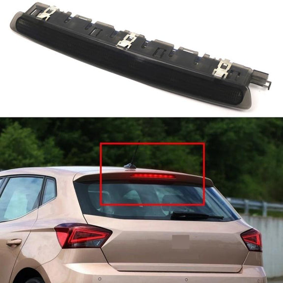 For Seat Ibiza / Leon 2009-2017 Car High Mount Brake Light Third Brake Warning Lamp OE 6J0945097A 6J0945097B(Red)