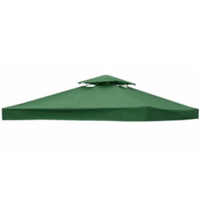 3x3m  Garden Gazebo Top Cover Canopy Replacement Top Patio Roof Awning for Outdoor Terrace, Garden Tent, Pergola(Ink Green) - Patio Umbrella by PMC Jewellery | Online Shopping South Africa | PMC Jewellery | Buy Now Pay Later Mobicred