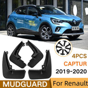 For 2019-2020 Renault Captur Car Tire Soft Rubber Mudguard(Black)