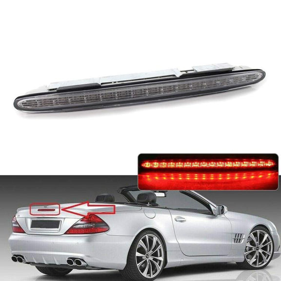 For Mercedes-Benz SL-Class R230 Car High Mounted Brake Light LED Third Brake Lamp 2308200056 2308200656(White)