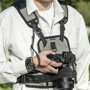 Cwatcun D182 Camera Strap Vest Outdoor Stress Relief DSLR Camera Quick Release Vest