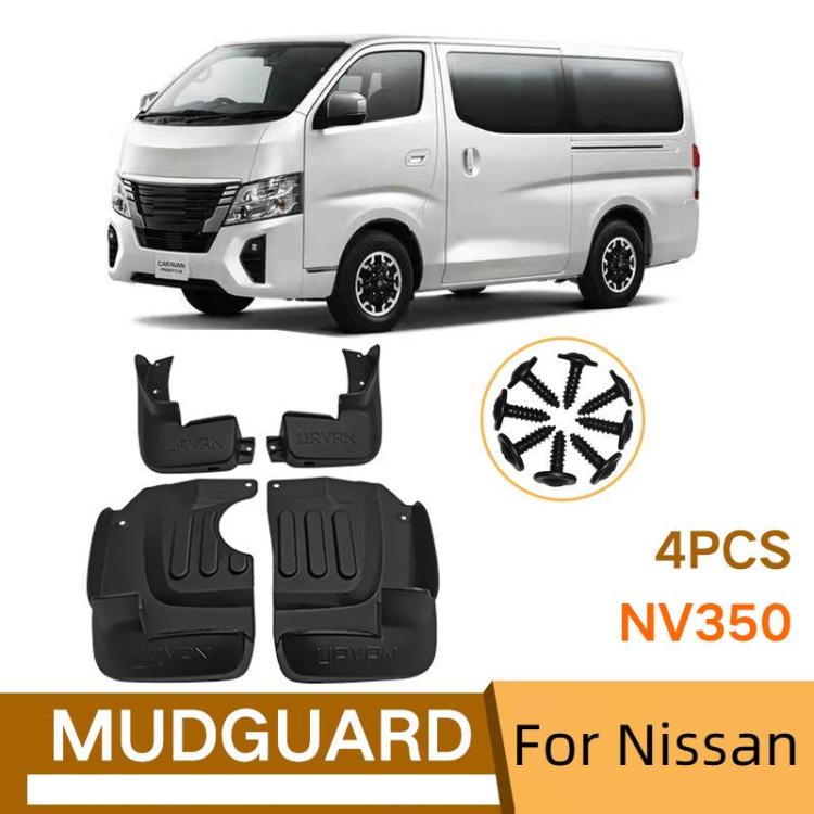 For Nissan NV350 Car Tire Soft Mudguard(Black) - Wheels Tires & Parts by PMc TechLife | Online Shopping South Africa | PMc TechLife | Buy Now Pay Later Mobicred