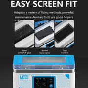 MaAnt SU7 Cell Phone Repair Curved Screen Pressing Machine Flat Panel LCD Screen Vacuum Laminating Machine, EU Plug