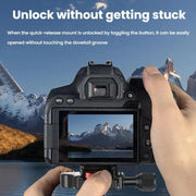 V-Mount Quick Release Plate Quick Release Kit Sports Camera Mount(Top Cover + Base)