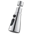 Kitchen Universal Faucet Extender Sink Connector Spout Swivel Faucet Splash Guard(Silver) - free shipping - PMc TechLife - Order now!