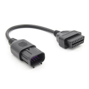 OBD2 8 Pin To 16 Pin Cable For Polaris Slingshot ATV(Black)