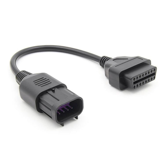 OBD2 8 Pin To 16 Pin Cable For Polaris Slingshot ATV(Black)