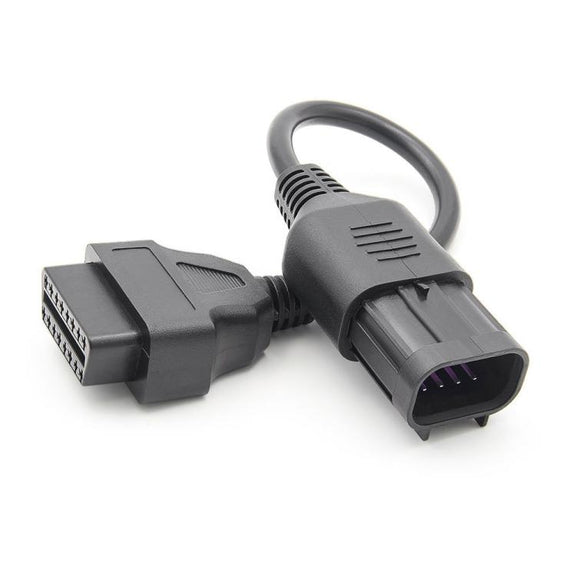 OBD2 8 Pin To 16 Pin Cable For Polaris Slingshot ATV(Black)