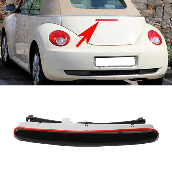For Volkswagen Beetle 1998-2010 Car High Mounted Brake Light Third Stop Brake Lamp OE 1C0945097E 1C0945097B(Black)