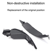 For Ford Fiesta 2009-2015 Hatchback Rear Bumper Fog Lights Tail Lamp Reflector OE 8A6115500AB, Style: Red Left