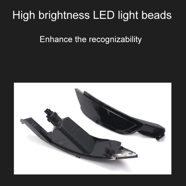 For Ford Fiesta 2009-2015 Hatchback Rear Bumper Fog Lights Tail Lamp Reflector OE 8A6115500AB, Style: Gray Right
