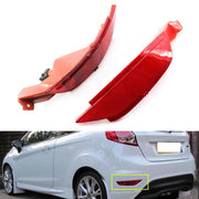 For Ford Fiesta 2009-2015 Hatchback Rear Bumper Fog Lights Tail Lamp Reflector OE 8A6115500AB, Style: Gray Right