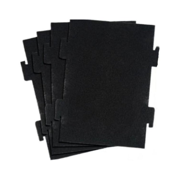 4pcs /Pack Microwave Filter Cotton For KitchenAid KMLS311HBL/ Whirlpool YKMLS311 YWML55011, WML75011