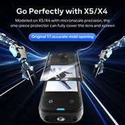 For Insta360 X5 / X4 aMagisn Tempered Glass Screen Protector Anti-Scratch 9H Hardness(1 Pack)